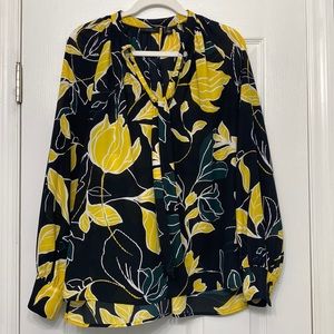 Long sleeve lightweight blouse